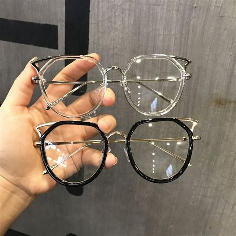 cat ear prescription glasses.